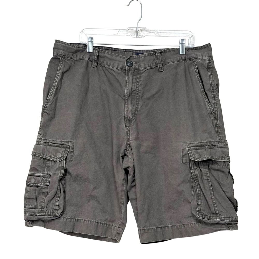 Gap Canvas Cargo Shorts Mens 38 Gray Casual 2013 Outdoor Utility